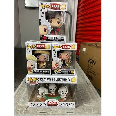 Funko Pop Disney 101 Dalmatians Cruella De Vil Rolly Patch 