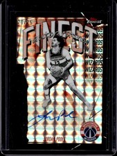 2025-26 Topps Finest Jordan Poole Auto Black Geometric Refractor #/25 Wizards