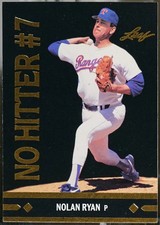 1991 Leaf #BC25 Nolan Ryan Gold Leaf Rookies Baseball VG