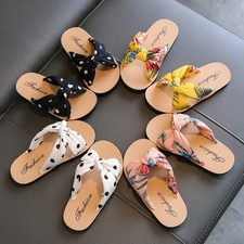Open Toe Girls' Slippers Non-Slip Slippers for Kids  for Indoor Outdoor