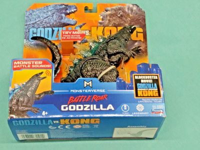 Godzilla VS Kong Battle Roar Godzilla Figure New Playmates