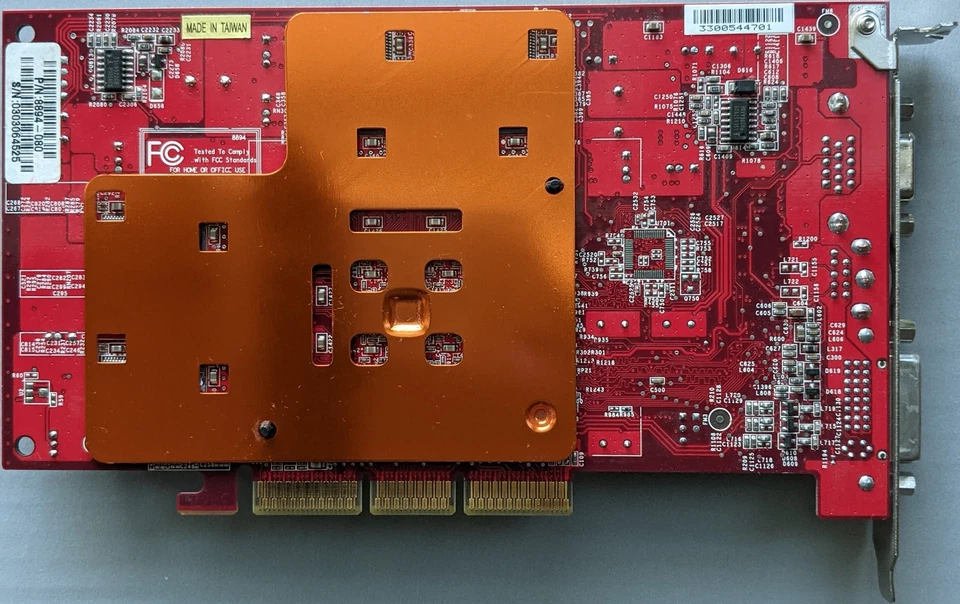 MSI GeForce4 Ti 4200 AGP 8x 64MB DDR VGA TV Out DVI-I Graphics Video Card - Image 2 of 2