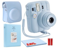 Fujifilm Instax Mini 13 Frost Blue Camera Album Case Bundle
