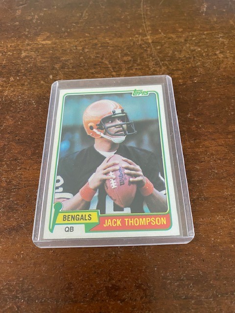 1981 Topps - Jack Thompson #81 - FREE SHIPPING