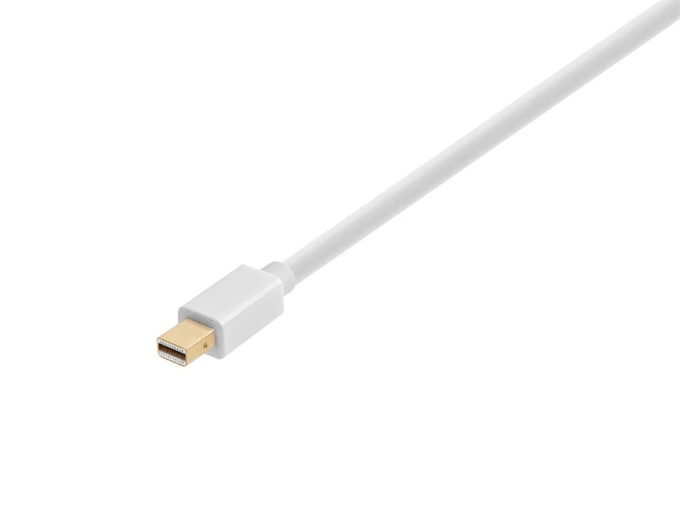 Monoprice 6ft 32AWG Mini DisplayPort to DVI Cable, White - Image 3 of 4
