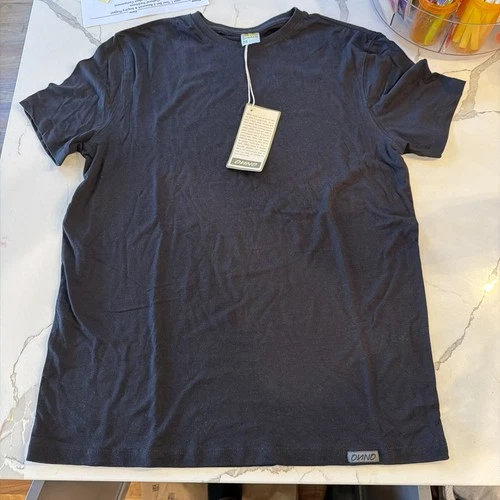 Onno Bamboo & Cotton Tshirt - Men’s Medium - Black - product listing photo