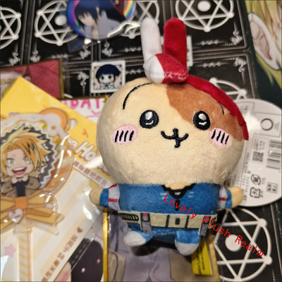 Chiikawa × My Hero Academia Usagi Hachiware Plush Doll Keychain