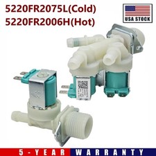 5220FR2075L 5220FR2006H Cold  Hot Washer Water Inlet Valve for LG  Kenmore