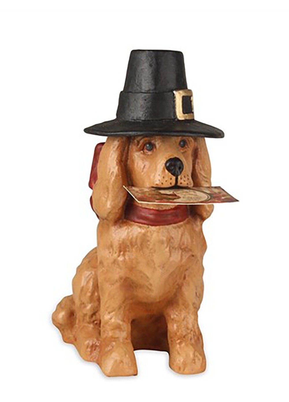 Bethany Lowe Thanksgiving Dog With Pilgrim Hat TD7665 Free Shipping