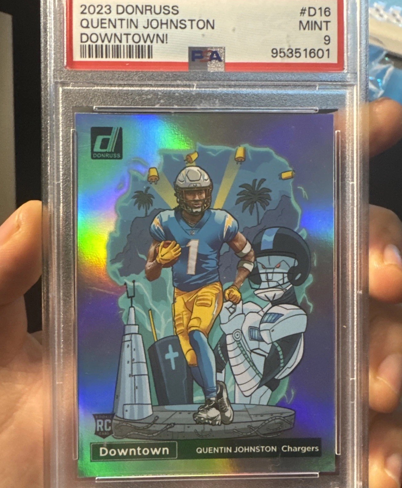 2023 Panini Donruss - Downtown! Quentin Johnston #D-16 (RC)