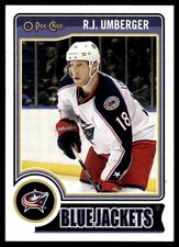 2014-15 O-Pee-Chee #443 R.J. Umberger Columbus Blue Jackets Hockey Card