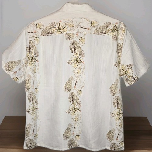 Van Heusen Short Sleeve Brown Floral Print Button Up Shirt - Men's Size XL... - Picture 6 of 14