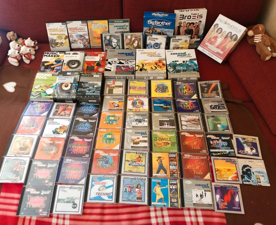 Magix Soundpool CD-ROMs & DVDs Gigacollection, über 120 CDs & DVDs, megaselten - Bild 1 von 2