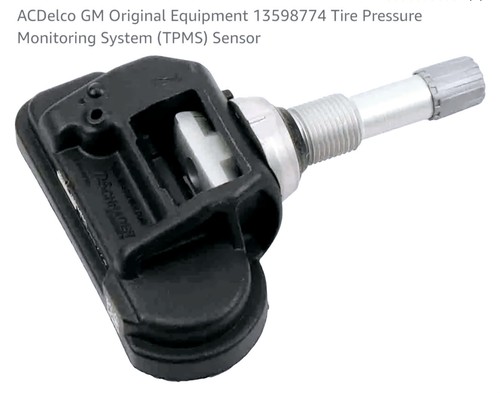 Tire Pressure Monitoring System - TPMS Sensor ACDelco # 13598774 - Brand New - Picture 1 of 9