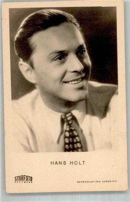 38158020 - Portrait of Hans Holt Photographer Hasemann Film Actor
