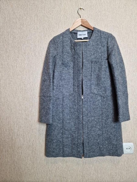 Women Bimba y lola Coat Grey Wool 32 / XXS / 40