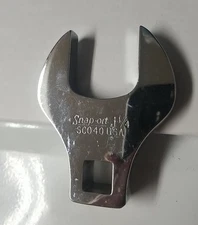 Snap-On Tools USA SCO40 SAE 1-1/4” Open-End Crowfoot Wrench - 1/2" Drive