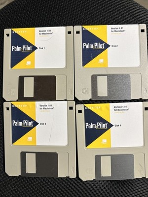 US Robotics Palm Pilot Desktop v1.0 1997 Apple Macintosh Software 3.5'' Floppy