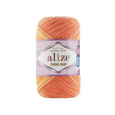 ALIZE COTTON GOLD BATIK Wolle Mischgarn Farbverlauf (100g, Farbauswahl)