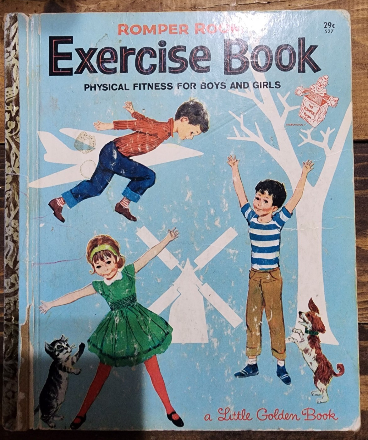Romper Room Little Golden EXERCISE BOOK Physical Fitness For Boys Girls 1964-image