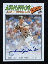 2026 Topps Heritage JACK PERKINS RC Real One Autograph #ROA-JP Athletics Auto