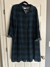 Loft Green & Blue Dress XL