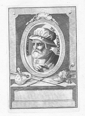 1740 - Domenico Beccafumi painter Kupferstich Portrait engraving