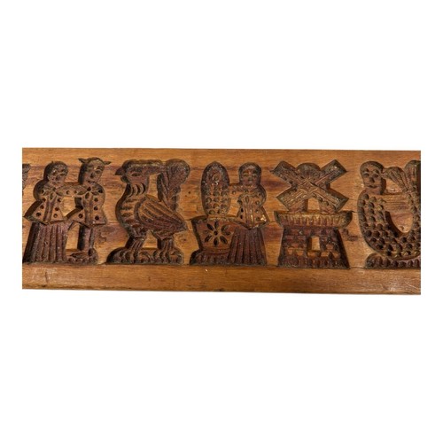 Antique Springerle Speculaas Ginger Bread Folk Art Cookie Stamp Mold - Picture 4 of 7