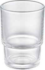 Transparent Glass Toothbrush Toothpaste Holder Mouthwash Tumbler Cup Bathroom