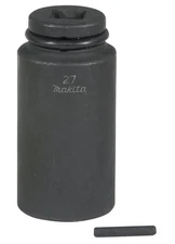 Makita A-43446 Hex Socket, 26-52Mm, 19Mm Square Drive_