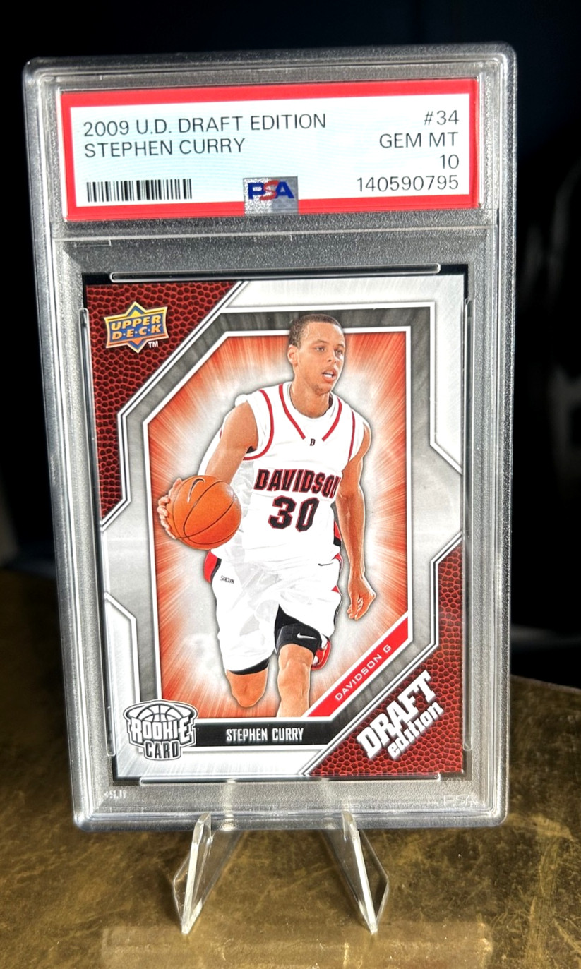2009-10 Upper Deck Draft Edition - PSA 10 Stephen Curry #34 (RC) GEM MINT