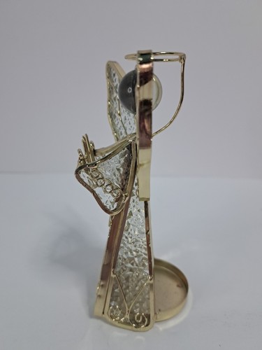 Angelo Statuina Portacandele Tea Light Metallo Tono Oro Alto 5,5" - Foto 2 di 5