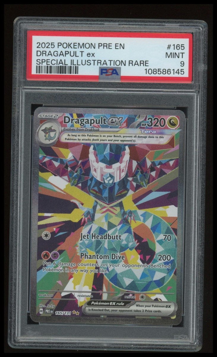 PSA 9 - Pokemon TCG Dragapult EX #165 Special Illustration Rare