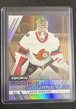 2022-23 Upper Deck Synergy - Rookie Journey Mads Sogaard #RJ-14 Away Gold /99...