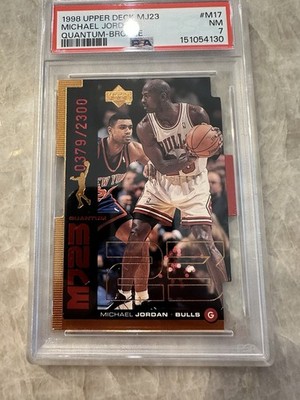 1998-99 Upper Deck Mj23 Michael Jordan #QMM17 Bronze Quantum Die