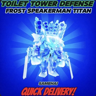  Frost Speakerman Titan ~ Ultimate ~ Toilet Tower Defense ~ TTD Units ~ TTD 