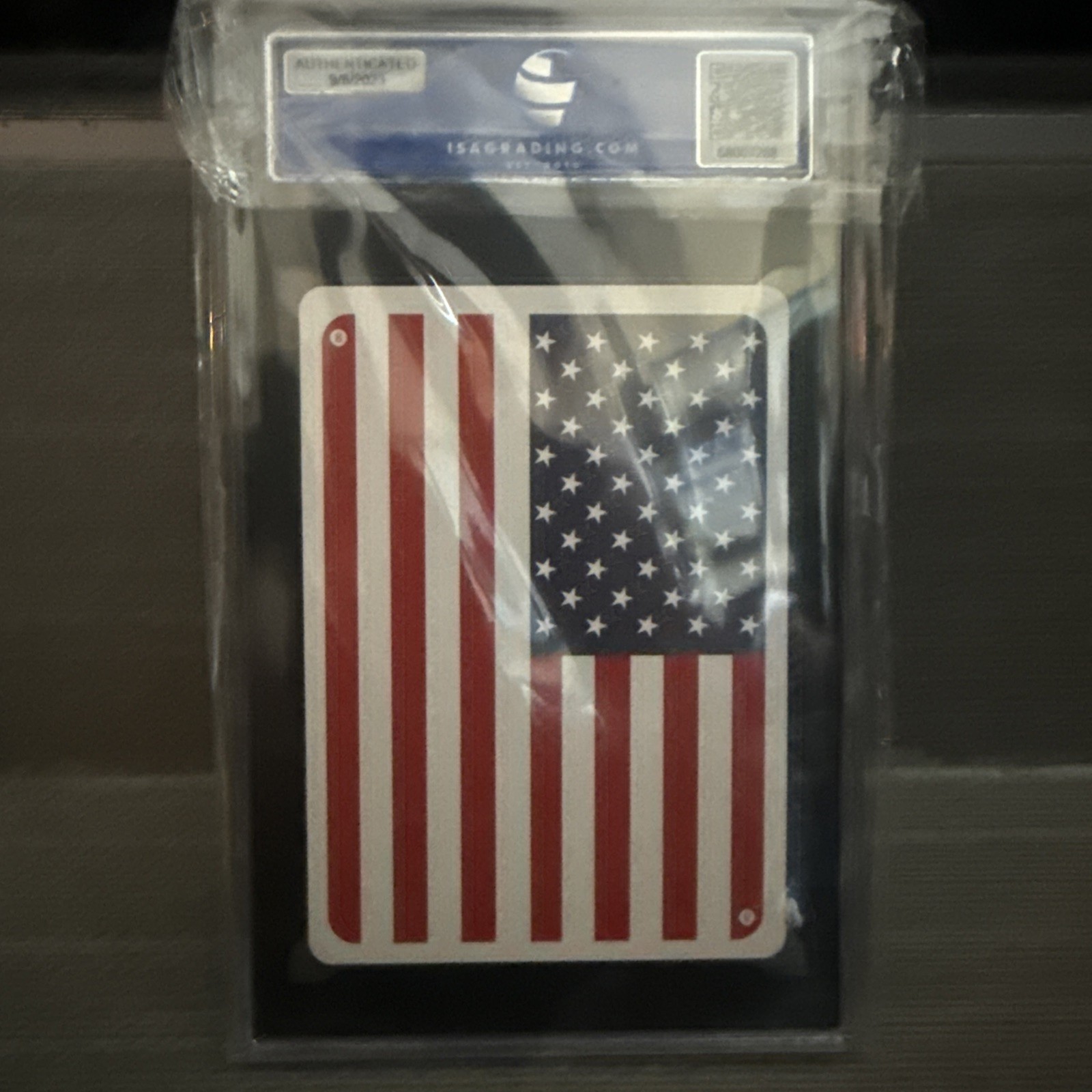 Hero Decks Black America Tiger Woods 5 of Diamonds Golf Sports Trading Card CGC view 2