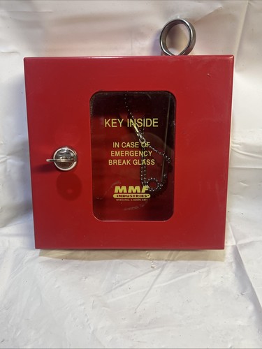 MMF Industries 201900007 Emergency Key Box Break Glass In Case of Emergency