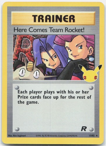 Here Comes Team Rocket! 15/82 Holo Celebrations: Classic Collection Pokemon NM