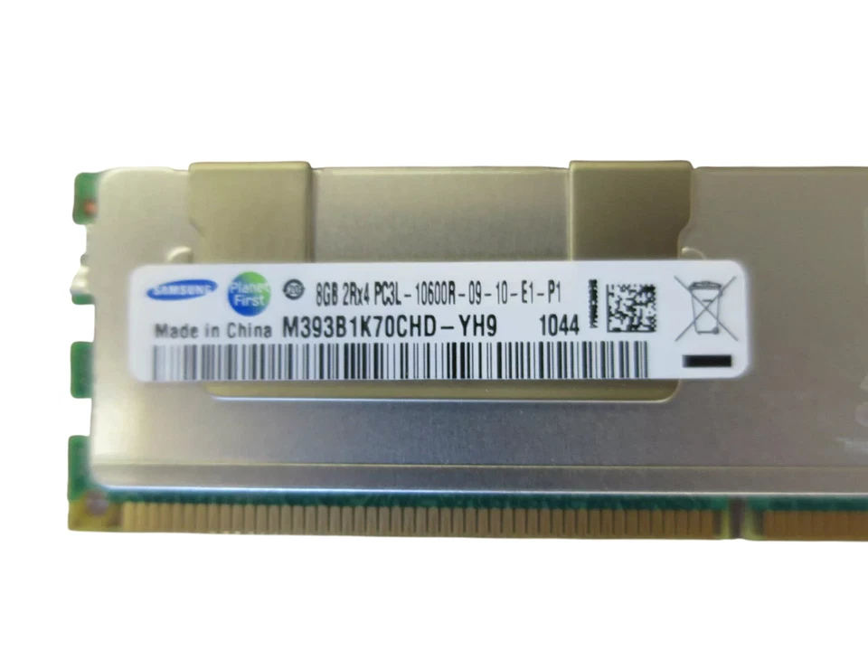 Dell Samsung 8GB PC3L-10600R DDR3-1333MHz ECC Registered SERVER RAM Memory TJ1DY - Image 3 of 3