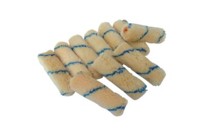 10 Stück MINI ROLLENABDECKUNG FÜR DISPERSIONSFARBE (100 mm)