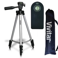  50" PRO VIVITAR TRIPOD + REMOTE FOR CANON POWERSHOT SX620 SX720 EOS REBEL T5I