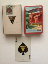 Vintage USPC “MAC’S SUPER GLOSS” Pin Up Playing Cards c.1951
