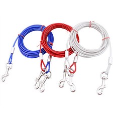 Dog Tie Out Cable Tie-Out Cable for Dogs up to 100 lbs Duty Pet Tie Out Cable