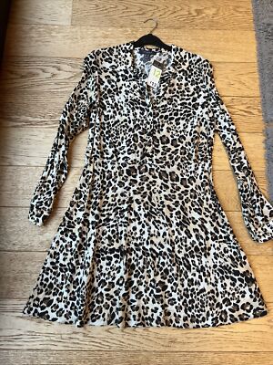 Primark Animal Print Shirt Dress Size 12 Brand New With Tags | eBay UK Primark Animal Print Shirt Dress Size 12 Brand New With Tags | eBay UK