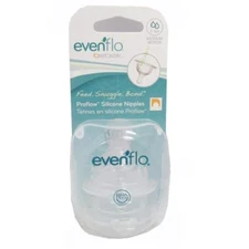 Evenflo Bebek Baby Bottle Nipple, Medium Flow, BPA-Free Age 3 to 6 Months