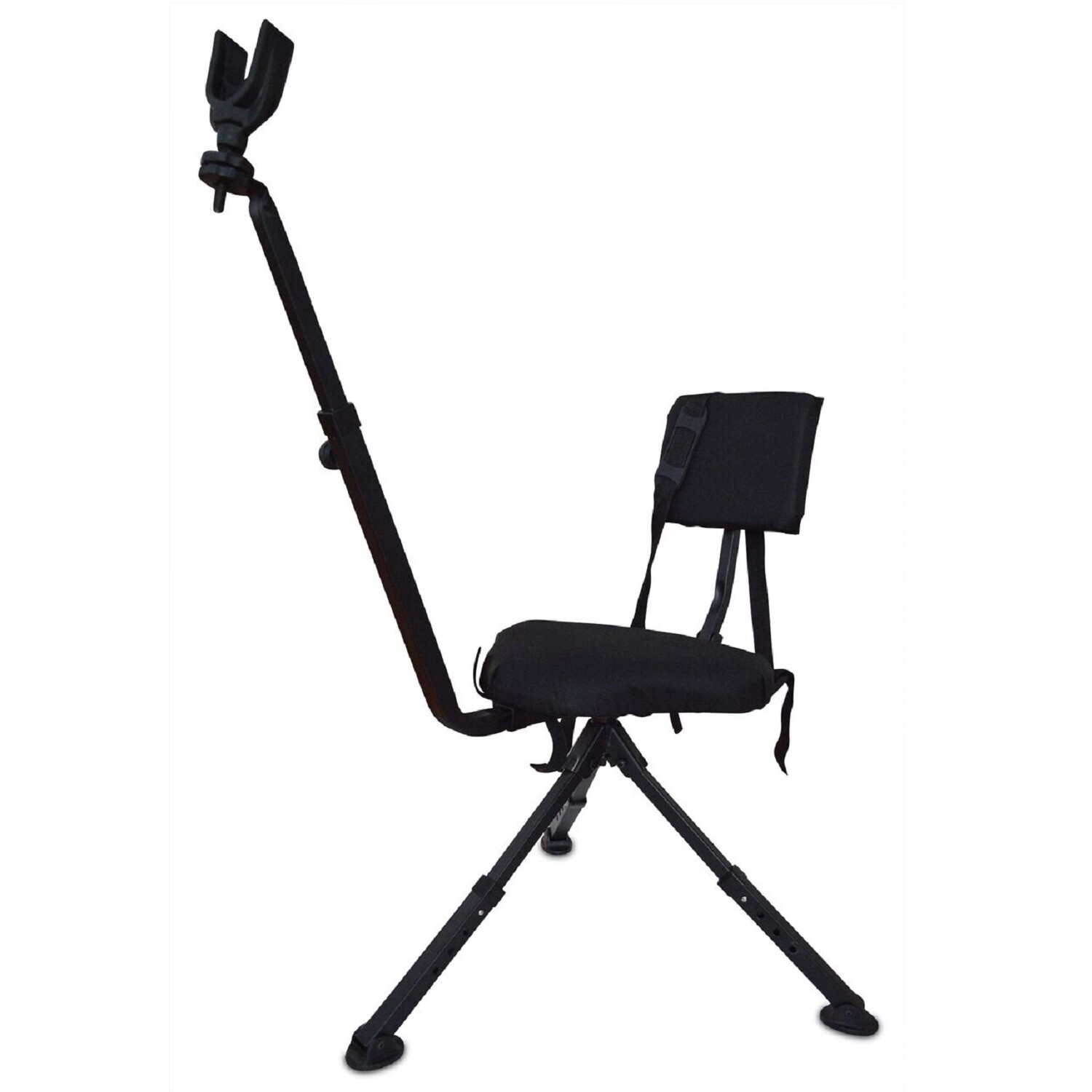 Benchmaster Ground Hunting Shooting Chair Blind Rifle Rest Full