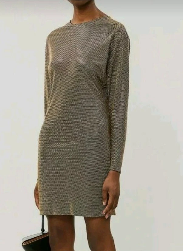 ABITO VERSACE IMPREZIOSITO ORO NERO UK 14 US 10 IT 46 PEZZI £2020