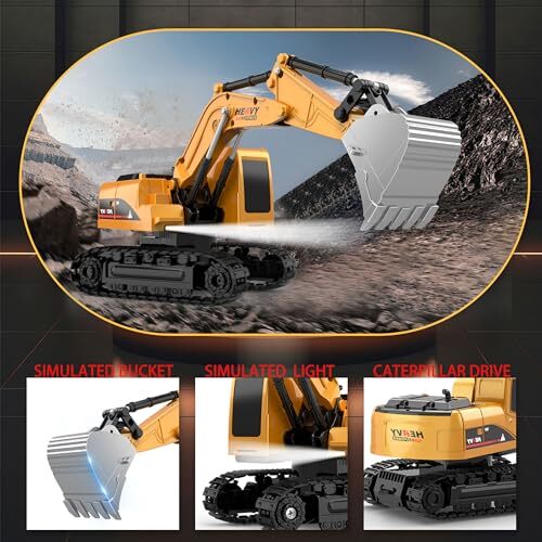 Kids-Play-Construction Excavators-Dump Truck Engineering Excavator+Dump Truck - Picture 5 of 7