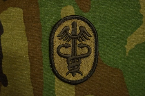 Military Patch US Army Medical Command Subdued BDU Sew On Authentic